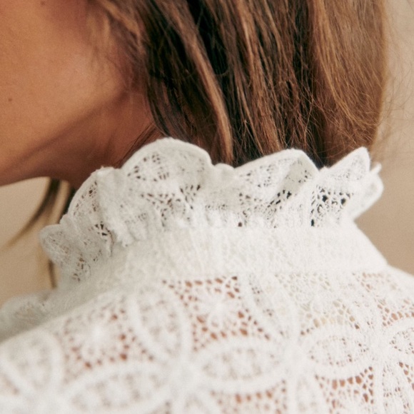 Sezane Chlo shirt new with tag size 36/4 - Picture 6 of 16